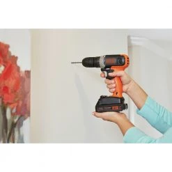 Black & Decker BCD702C1 20V MAX Brushed Lithium-Ion 3/8 In. Cordless Drill Driver Kit (1.5 Ah) -BLACK+DECKER Sales bdknbcd702c1 c