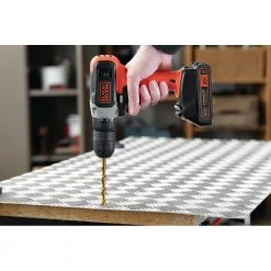 Black & Decker BCD702C1 20V MAX Brushed Lithium-Ion 3/8 In. Cordless Drill Driver Kit (1.5 Ah) -BLACK+DECKER Sales bdknbcd702c1 g