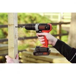 Black & Decker BCD702C1 20V MAX Brushed Lithium-Ion 3/8 In. Cordless Drill Driver Kit (1.5 Ah) -BLACK+DECKER Sales bdknbcd702c1 i