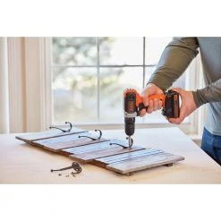 Black & Decker BCKSB29C1 20V MAX Lithium-Ion Cordless Drill With 28-Piece Home Project Kit In Translucent Tool Box (1.5 Ah) -BLACK+DECKER Sales bdknbcksb29c1 h