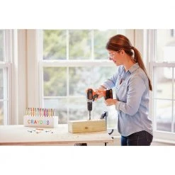 Black & Decker BCKSB29C1 20V MAX Lithium-Ion Cordless Drill With 28-Piece Home Project Kit In Translucent Tool Box (1.5 Ah) -BLACK+DECKER Sales bdknbcksb29c1 j