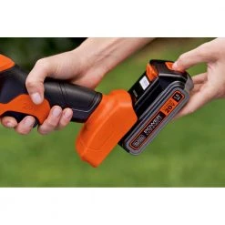 Black & Decker BCSS820C1 20V MAX Lithium-Ion 3/8 In. Cordless Shear Shrubber Kit (1.5 Ah) -BLACK+DECKER Sales bdknbcss820c1 e