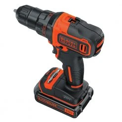 Black & Decker BDCDD220C 20V MAX Lithium-Ion 2-Speed 3/8 In. Cordless Drill Driver Kit (1.5 Ah) -BLACK+DECKER Sales bdknbdcdd220c b