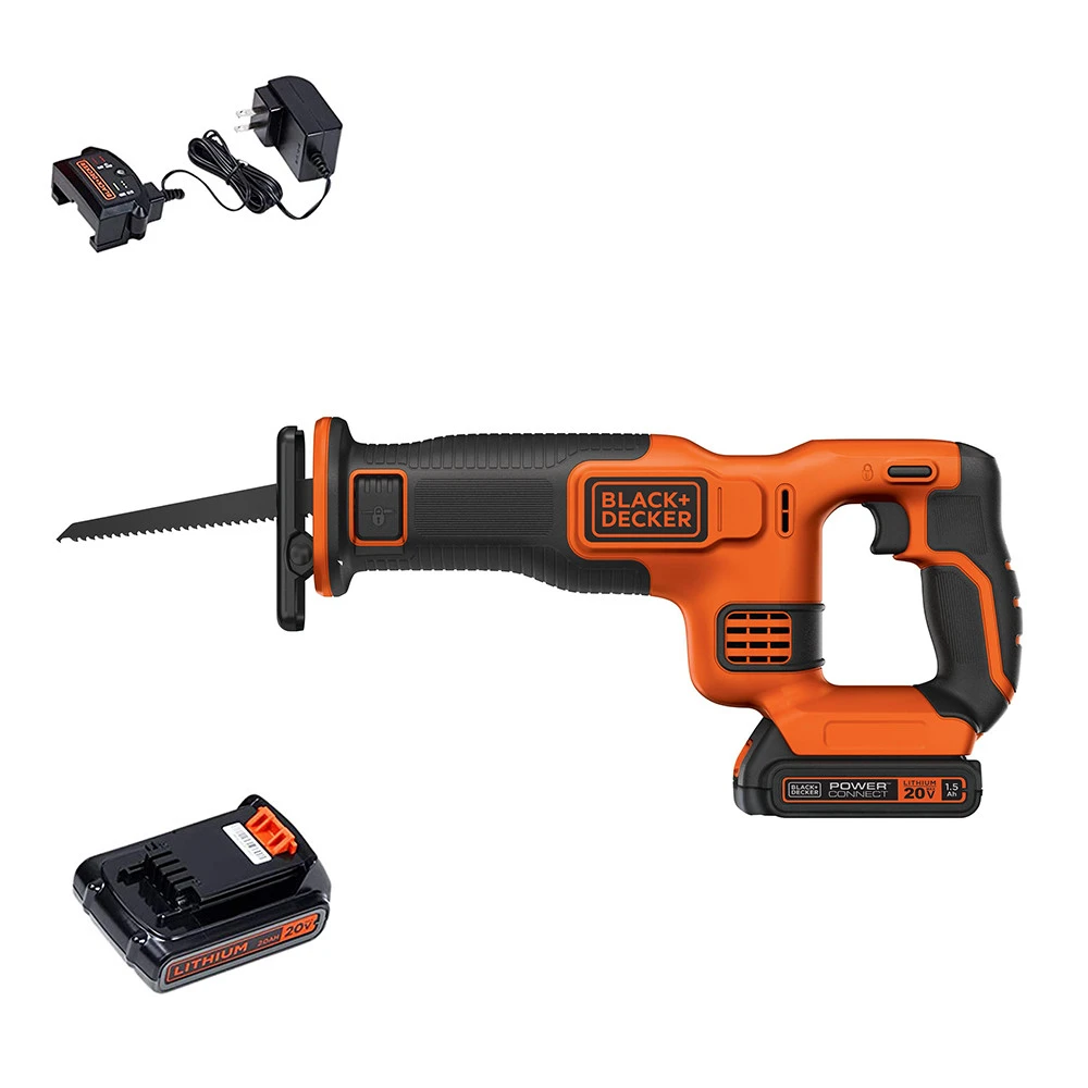 Black & Decker BDCR20C 20V MAX Variable Speed Cordless Reciprocating Saw Black & Decker BDCR20C 20V MAX Variable Speed Cordless Reciprocating Saw -BLACK+DECKER Sales bdknbdcr20c f