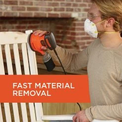 Black & Decker BDERO100 120V 2 Amp Brushed 5 In. Corded Random Orbit Sander -BLACK+DECKER Sales bdknbdero100 g