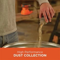 Black & Decker BDERO100 120V 2 Amp Brushed 5 In. Corded Random Orbit Sander -BLACK+DECKER Sales bdknbdero100 h