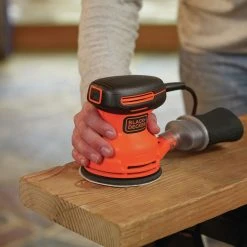 Black & Decker BDERO100 120V 2 Amp Brushed 5 In. Corded Random Orbit Sander -BLACK+DECKER Sales bdknbdero100 j