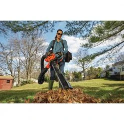 Black & Decker BEBL7000 VACPACK 120V/240V 12 Amp Corded 3-in-1 Leaf Blower/Vacuum/Mulcher -BLACK+DECKER Sales bdknbebl7000 e