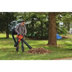 Black & Decker BEBL7000 VACPACK 120V/240V 12 Amp Corded 3-in-1 Leaf Blower/Vacuum/Mulcher -BLACK+DECKER Sales bdknbebl7000 h