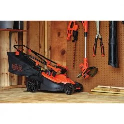 Black & Decker BEMW472BH 120V 10 Amp Brushed 15 In. Corded Lawn Mower With Comfort Grip Handle -BLACK+DECKER Sales bdknbemw472bh k