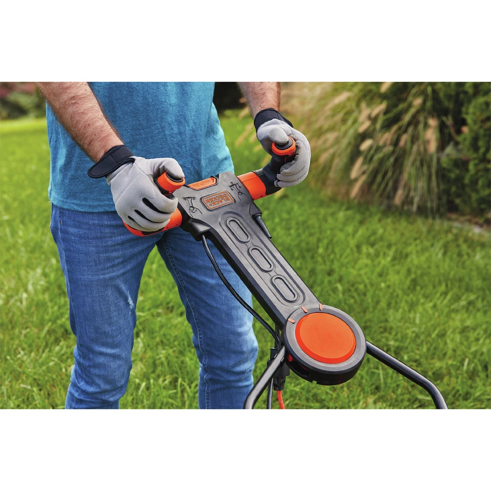 Black & Decker BEMW472ES 120V 10 Amp Brushed 15 in. Corded Lawn Mower with Pivot Control Handle Black & Decker BEMW472ES 120V 10 Amp Brushed 15 In. Corded Lawn Mower With Pivot Control Handle -BLACK+DECKER Sales bdknbemw472es j