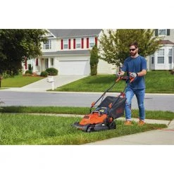 Black & Decker BEMW482BH 120V 12 Amp Brushed 17 In. Corded Lawn Mower With Comfort Grip Handle -BLACK+DECKER Sales bdknbemw482bh e