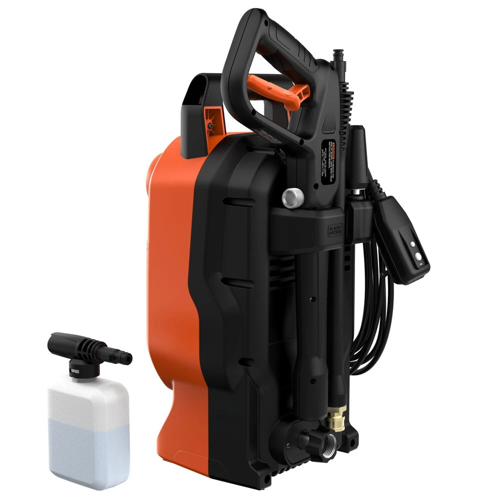Black & Decker BEPW1700 1700 max PSI 1.2 GPM Corded Cold Water Pressure Washer Black & Decker BEPW1700 1700 Max PSI 1.2 GPM Corded Cold Water Pressure Washer -BLACK+DECKER Sales bdknbepw1700 d