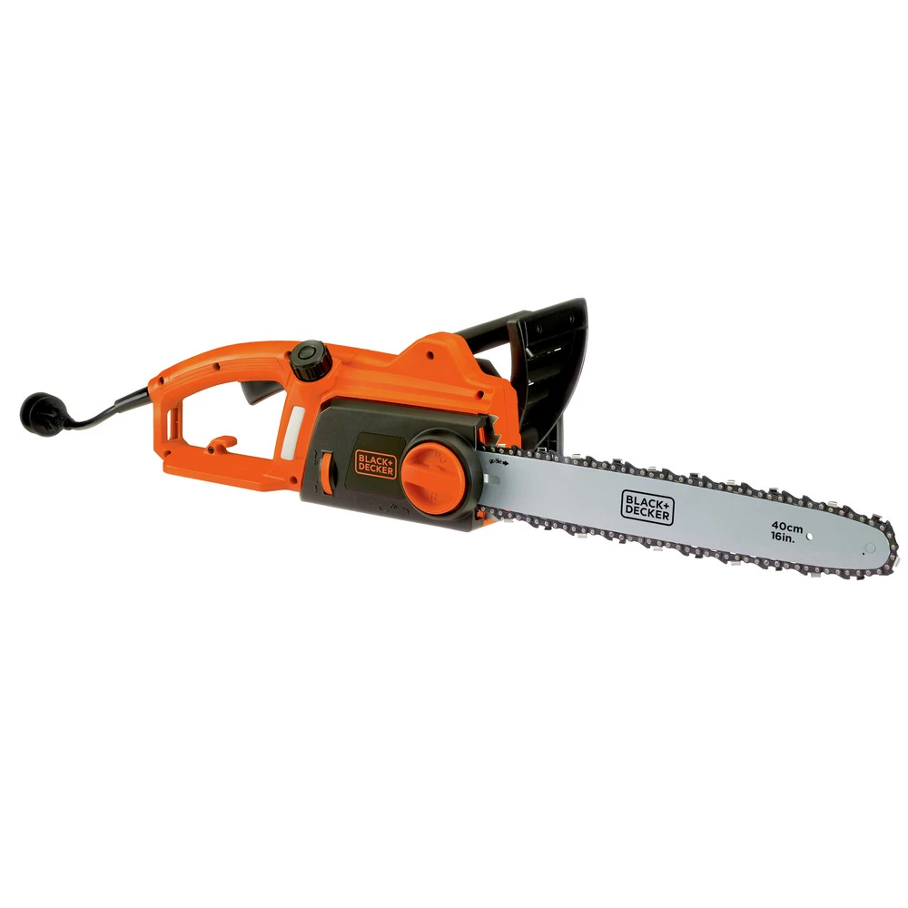 Black & Decker CS1216 120V 12 Amp Brushed 16 in. Corded Chainsaw Black & Decker CS1216 120V 12 Amp Brushed 16 In. Corded Chainsaw -BLACK+DECKER Sales bdkncs1216