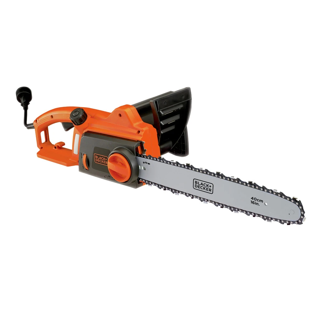 Black & Decker CS1216 120V 12 Amp Brushed 16 in. Corded Chainsaw Black & Decker CS1216 120V 12 Amp Brushed 16 In. Corded Chainsaw -BLACK+DECKER Sales bdkncs1216 b