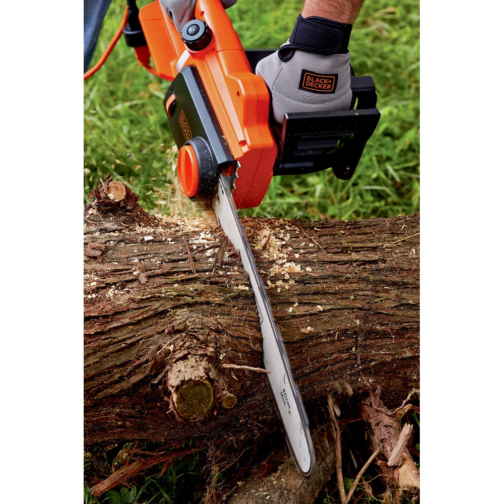 Black & Decker CS1216 120V 12 Amp Brushed 16 in. Corded Chainsaw Black & Decker CS1216 120V 12 Amp Brushed 16 In. Corded Chainsaw -BLACK+DECKER Sales bdkncs1216 d