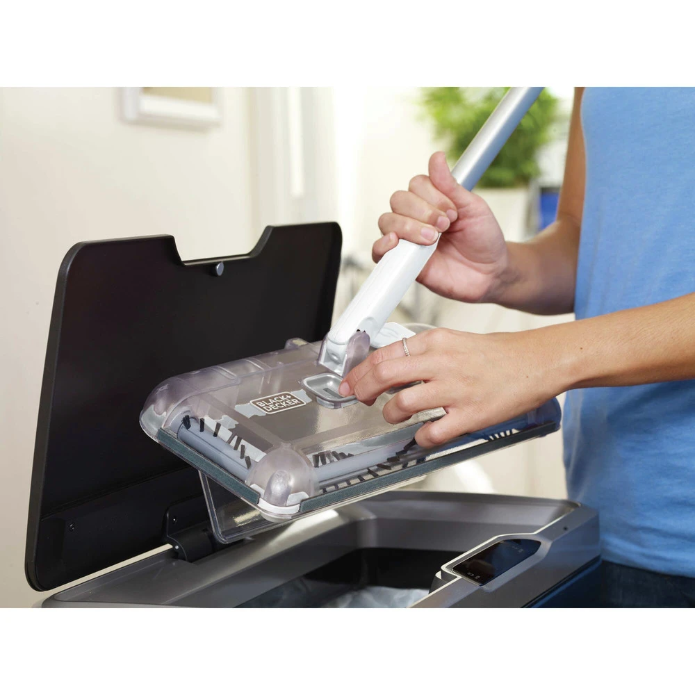 Black & Decker HFS115J10 3.6V Brushed Lithium-Ion 50 Minute Cordless Floor Sweeper - Powder White Black & Decker HFS115J10 3.6V Brushed Lithium-Ion 50 Minute Cordless Floor Sweeper - Powder White -BLACK+DECKER Sales bdknhfs115j10 q