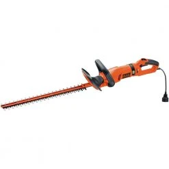 Black & Decker HH2455 120V 3.3 Amp Brushed 24 In. Corded Hedge Trimmer With Rotating Handle -BLACK+DECKER Sales bdknhh2455 o
