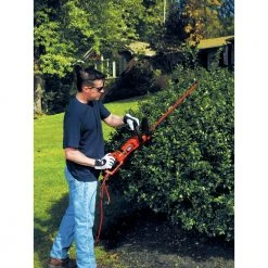 Black & Decker HH2455 120V 3.3 Amp Brushed 24 In. Corded Hedge Trimmer With Rotating Handle -BLACK+DECKER Sales bdknhh2455 t