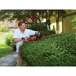 Black & Decker HH2455 120V 3.3 Amp Brushed 24 In. Corded Hedge Trimmer With Rotating Handle -BLACK+DECKER Sales bdknhh2455 u