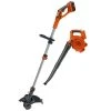 Black & Decker LCC140 40V MAX Lithium-Ion Cordless String Trimmer And Sweeper Kit (2 Ah) -BLACK+DECKER Sales bdknlcc140