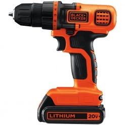 Black & Decker LDX120C 20V MAX Lithium-Ion 3/8 In. Cordless Drill Driver Kit (1.5 Ah) -BLACK+DECKER Sales bdknldx120c a