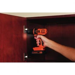 Black & Decker LDX120C 20V MAX Lithium-Ion 3/8 In. Cordless Drill Driver Kit (1.5 Ah) -BLACK+DECKER Sales bdknldx120c c