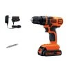 Black & Decker LDX120C 20V MAX Lithium-Ion 3/8 In. Cordless Drill Driver Kit (1.5 Ah) -BLACK+DECKER Sales bdknldx120c g