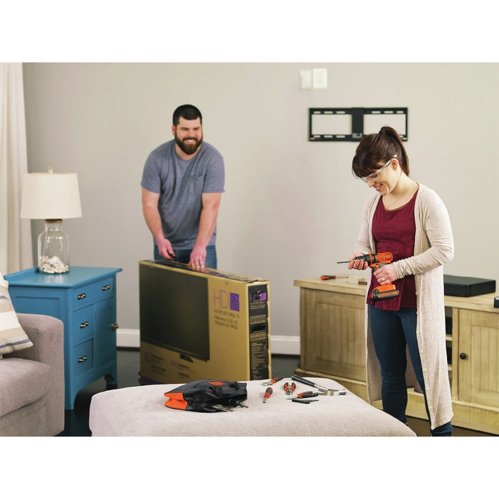 Black & Decker LDX120PK 20V MAX Lithium-Ion 3/8 in. Cordless Drill Driver Kit with 68-Piece Project Set (3 Ah) Black & Decker LDX120PK 20V MAX Lithium-Ion 3/8 In. Cordless Drill Driver Kit With 68-Piece Project Set (3 Ah) -BLACK+DECKER Sales