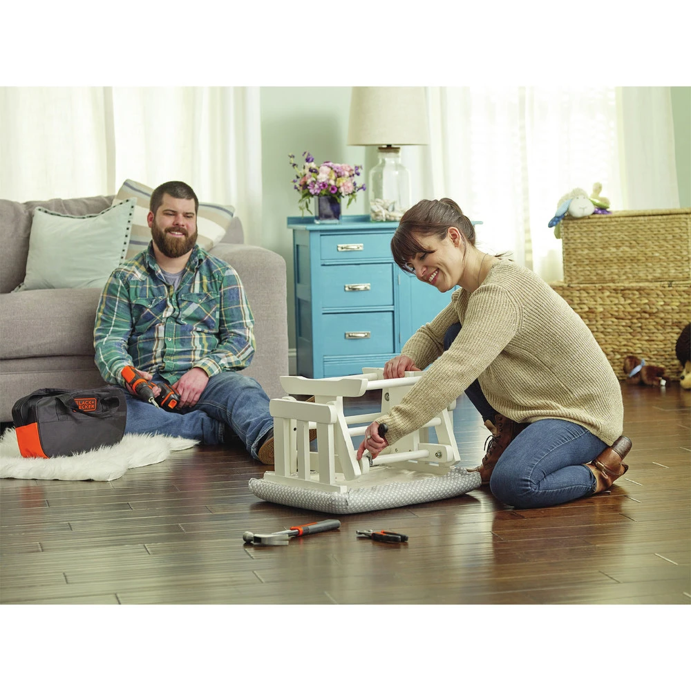 Black & Decker LDX120PK 20V MAX Lithium-Ion 3/8 in. Cordless Drill Driver Kit with 68-Piece Project Set (3 Ah) Black & Decker LDX120PK 20V MAX Lithium-Ion 3/8 In. Cordless Drill Driver Kit With 68-Piece Project Set (3 Ah) -BLACK+DECKER Sales