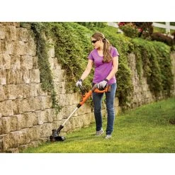 Black & Decker LST140C 40V MAX Lithium-Ion Cordless String Trimmer Kit (1.5 Ah) -BLACK+DECKER Sales bdknlst140c j
