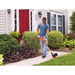 Black & Decker LST201 20V MAX Lithium-Ion 10 In. Cordless String Trimmer/Edger Kit (1.5 Ah) -BLACK+DECKER Sales bdknlst201 b