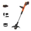 Black & Decker LSTE525 20V MAX 1.5 Ah Cordless Lithium-Ion EASYFEED 2-Speed 12 In. String Trimmer/Edger Kit -BLACK+DECKER Sales bdknlste525 e