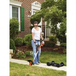Black & Decker MTC220 20V MAX Lithium-Ion 3-in-1 Cordless Trimmer/Edger And Mower Kit With 2 Batteries (2 Ah) -BLACK+DECKER Sales bdknmtc220 d
