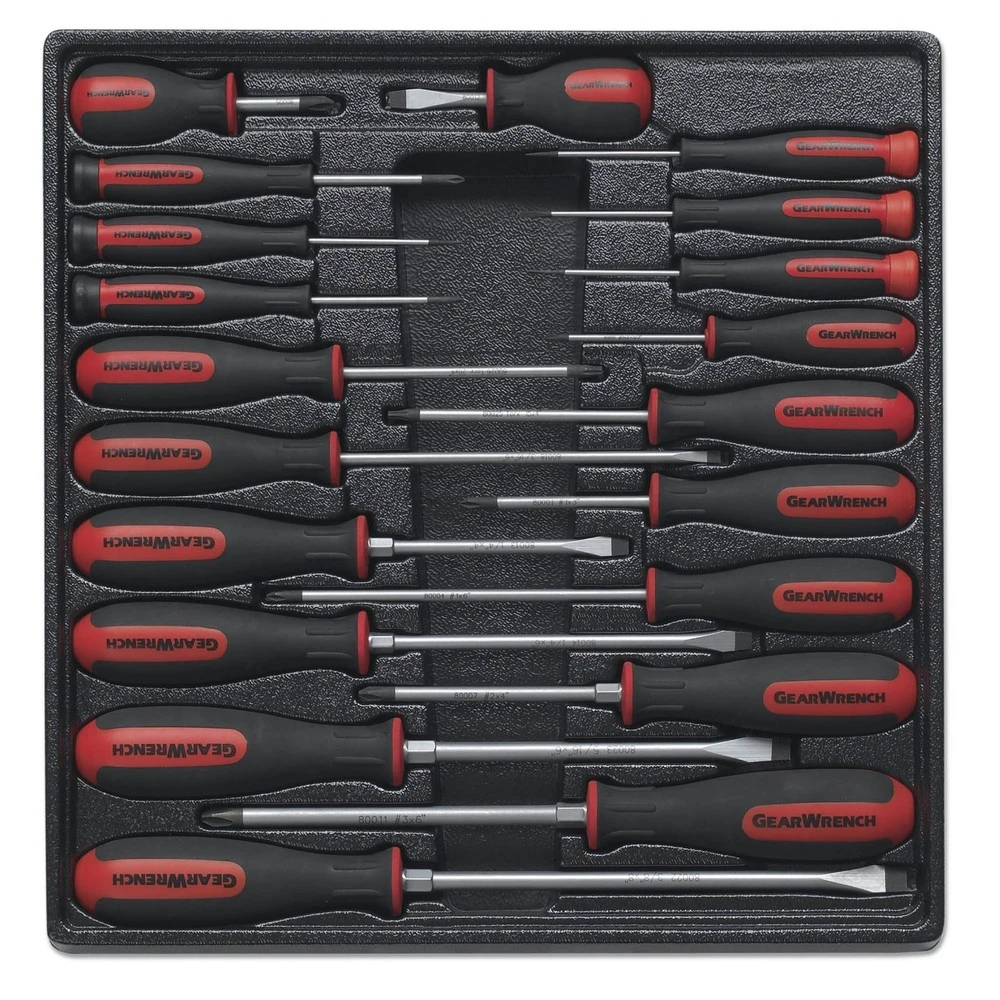 GearWrench 80066 20-Piece Master Dual Material Screwdriver Set 3 GearWrench 80066 20-Piece Master Dual Material Screwdriver Set