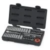 GearWrench 80301 51-Piece SAE/Metric 1/4 In. Drive 12 Point Socket And Wrench Set 2 GearWrench 80301 51-Piece SAE/Metric 1/4 In. Drive 12 Point Socket And Wrench Set -BLACK+DECKER Sales kdtn80301