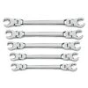 GearWrench 81910 5 Pc. Flex Flare Nut Wrench Set - SAE 1 GearWrench 81910 5 Pc. Flex Flare Nut Wrench Set - SAE -BLACK+DECKER Sales kdtn81910