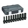 GearWrench 84945N 10-Piece 1/2 In. Drive Metric Deep Universal Socket Set -BLACK+DECKER Sales kdtn84945n