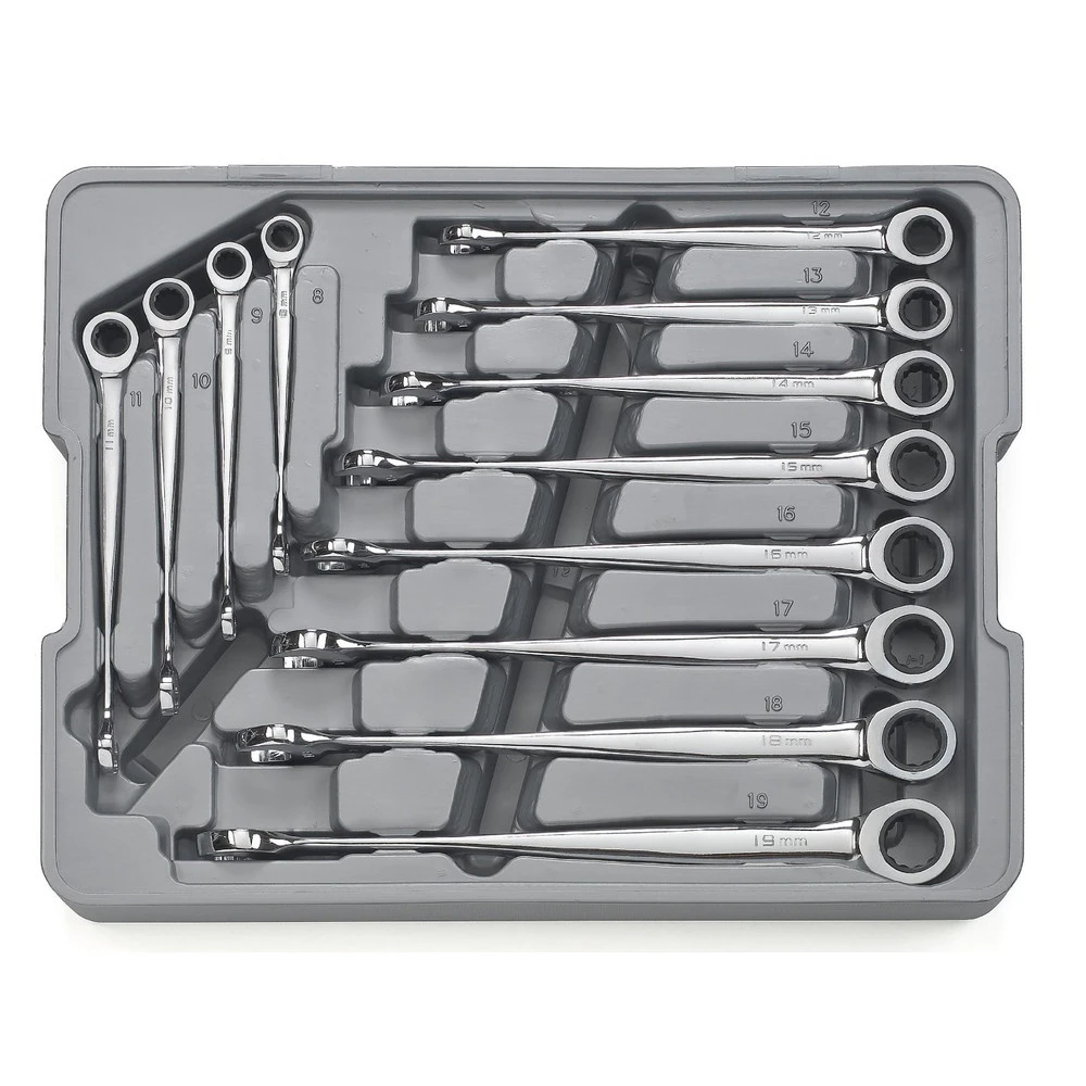 GearWrench 85888 12-Piece XL X-Beam Metric Combination Ratcheting Wrench Set 3 GearWrench 85888 12-Piece XL X-Beam Metric Combination Ratcheting Wrench Set
