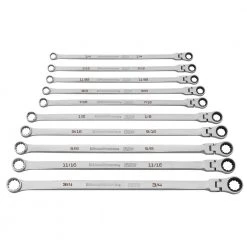 GearWrench 86142 10-Piece SAE 120XP Universal Spline XL Flex GearBox Ratcheting Wrench Set