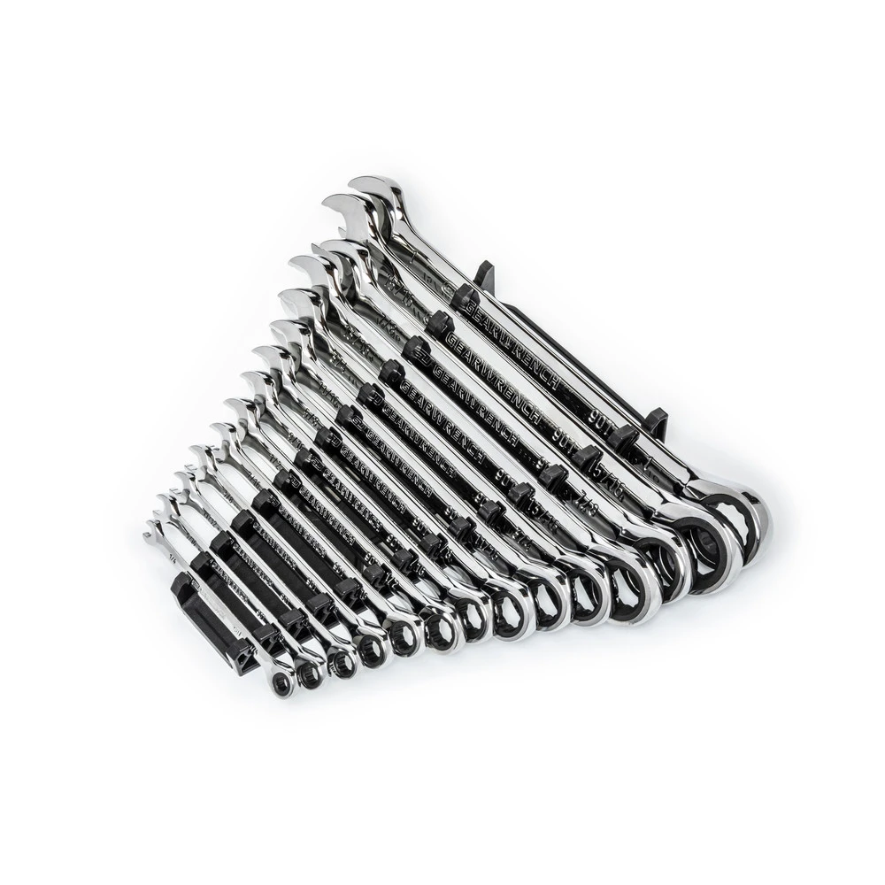 GearWrench 86959 14-Piece 90-Tooth 12 Point SAE Combination Ratcheting Wrench Set 3 GearWrench 86959 14-Piece 90-Tooth 12 Point SAE Combination Ratcheting Wrench Set