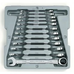 GearWrench 9412 12-Piece Metric Combination Ratcheting Wrench Set