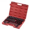 Sunex 2569 43-Piece 1/2 In. Drive Metric Master Impact Socket Set