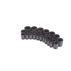 Sunex 2645 26-Piece 1/2 In. Drive Metric Impact Socket Set -BLACK+DECKER Sales snxn2645 b