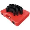 Sunex 2646 26-Piece 1/2 In. Drive Deep Well Metric Impact Socket Set -BLACK+DECKER Sales snxn2646