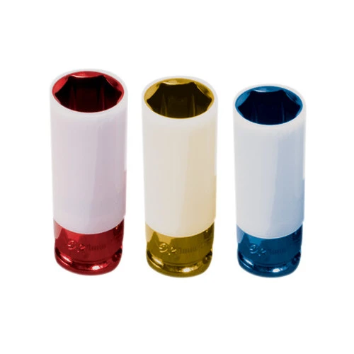 Sunex 2842 3-Piece 1/2 in. Drive Metric Deep Extra Thin Wall Protector Impact Socket Set Sunex 2842 3-Piece 1/2 In. Drive Metric Deep Extra Thin Wall Protector Impact Socket Set -BLACK+DECKER Sales