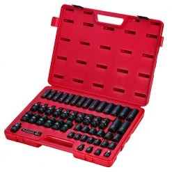 Sunex 3351 51-Piece 3/8 In. Drive 6-Point Metric Impact Socket Master Set -BLACK+DECKER Sales snxn3351