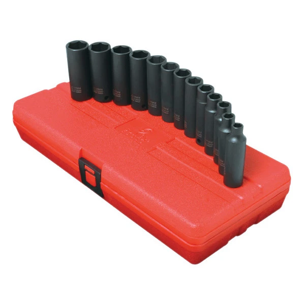 Sunex 3359 13-Piece 3/8 in. Drive Metric Deep Impact Socket Set Sunex 3359 13-Piece 3/8 In. Drive Metric Deep Impact Socket Set -BLACK+DECKER Sales