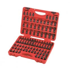 Sunex 3569 84-Piece 3/8 In. Dr. Master Hex Bit Impact Socket Set