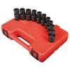 Sunex 3657 10-Piece 3/8 In. Drive Metric Universal Impact Socket Set -BLACK+DECKER Sales snxn3657